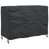 vidaXL Pokrowiec na meble Gładki Czarny 140 x 70 x 90 cm 210D