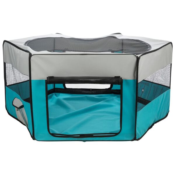 TRIXIE Wybieg dla małych zwierząt, 150x65 cm, turkusowo-jasnoszary