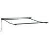 vidaXL Rama markizy Z regulacją Antracyt 3 x 2,5 m Stal