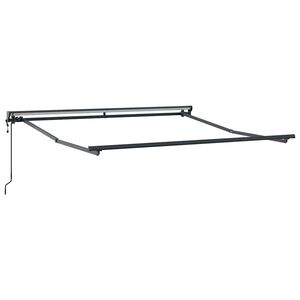 vidaXL Rama markizy Z regulacją Antracyt 3 x 2,5 m Stal