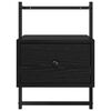 vidaXL Szafka Nocna Czarny Dąb 35 x 30 x 51 cm Materiał drewnopochodny