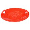 vidaXL Okrągły ślizgacz śnieżny, czerwony, 66,5 cm, PP