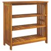 vidaXL Szafka ogrodowa Naturalny 90 x 40 x 90cm Lite Drewno Akacji