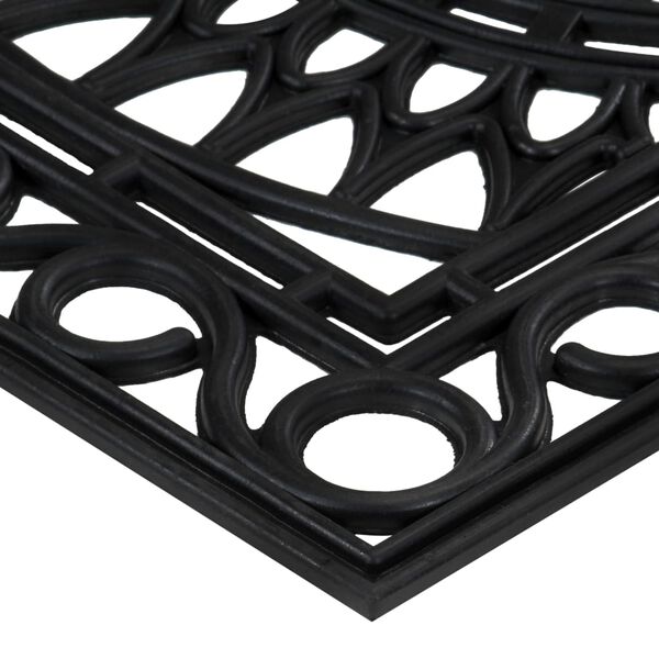 vidaXL Wycieraczka, prostokątna, 45x75 cm, gumowa