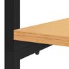 vidaXL Szafa garderobiana, czarno-dębowa, 110x40x167 cm, metal i płyta