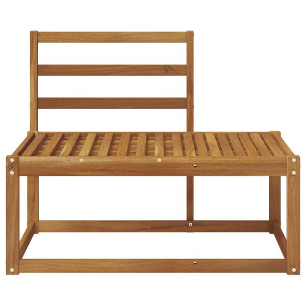 vidaXL Sofa końcowa na zewnątrz Naturalny 91 x 63 x 73 cm