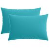 vidaXL Poszewka na poduszkę 2 pcs HEERLEN Turkusowy 30 x 50 cm
