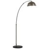 vidaXL Lampa łukowa, 60 W, srebrna, E27, 170 cm