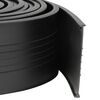 vidaXL Uszczelka drzwi garażowych Czarny 70 x 6 mm 2,5 m PVC