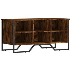 vidaXL Szafa na buty, przydymiony dąb, 90x38x45,5 cm