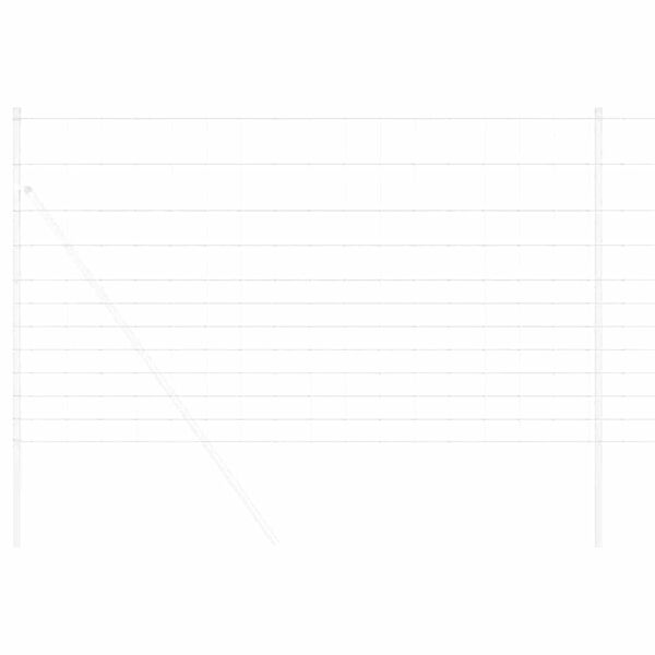 vidaXL Ogrodzenie pastwiskowe Srebrny 25 x 1,4 m Stal galwanizowana