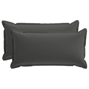 vidaXL Poduszka 2 szt. HOUTEN antracytowy 40 x 80 cm Poliester