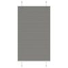 vidaXL Roleta plisowana antracytowa 80x100 cm Szerokość tkaniny 79,4cm