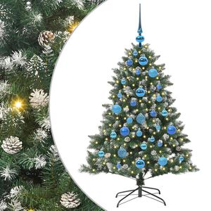 vidaXL Sztuczna choinka Zielony 120 cm PVC, plastik i stal