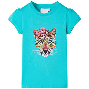 Koszulka dziecięca, miętowa, 116