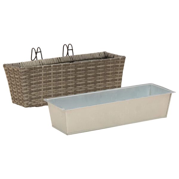 vidaXL Balustrada Metal