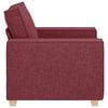 vidaXL Sofa Fotel Wino Czerwone 100x78x84 cm Tkanina