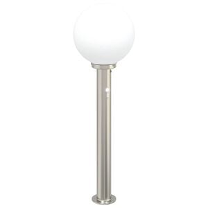vidaXL Słupek oświetleniowy z czujnikiem 80 cm Stal nierdzewna IP44