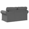 vidaXL Sofa Ciemnoszary
