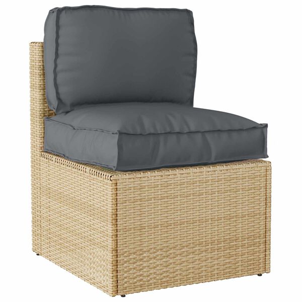 vidaXL Zestaw poduszek na paletę 2 pcs Antracyt Materiał Oxford