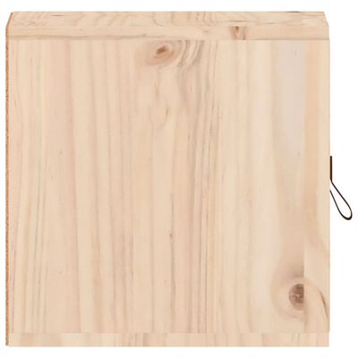 vidaXL Szafki ścienne, 2 szt., 31,5x30x30 cm, lite drewno sosnowe