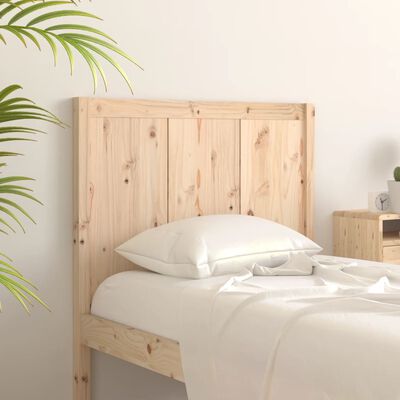 vidaXL Wezgłowie łóżka, 80,5x4x100 cm, lite drewno sosnowe