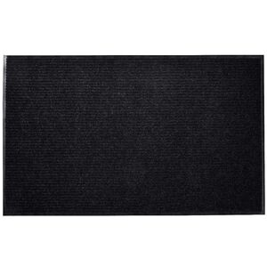 vidaXL Wycieraczka, czarna, 90x60 cm, PVC