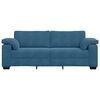 vidaXL Sofa 3-osobowa, niebieska 220x77x82 cm, aksamit