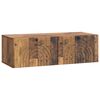 vidaXL Szafka RTV montowana na ścianie Stare drewno 99 x 41 x 30 cm