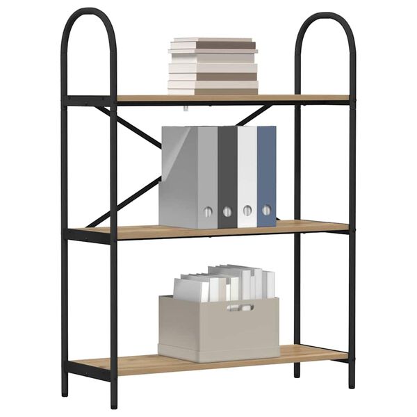 vidaXL P&oacute;łka na książki Dąb rzemieślniczy 80 x 30 x 109 cm