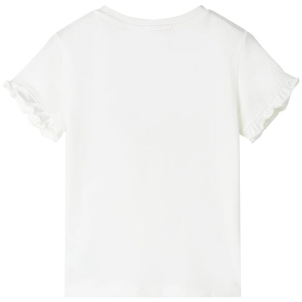 Koszulka dziecięca, ecru, 128
