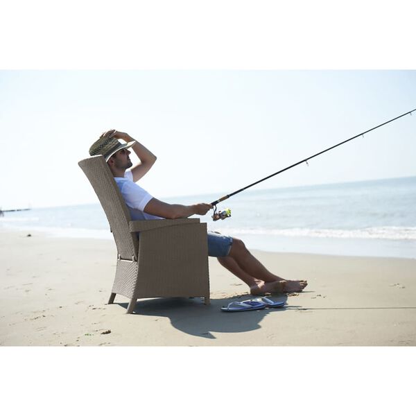 Keter Rozkładane krzesło ogrodowe Vermont, cappuccino