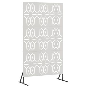 vidaXL Ekran prywatności 100 x 50 x 180 cm Stal nierdzewna srebrny