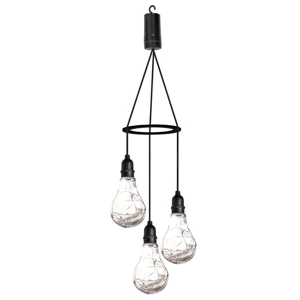 Luxform Lampa wisząca LED Apollo, na baterie, 3 krople