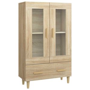 vidaXL Wysoka szafka, dąb sonoma 70x31x115 cm, materiał drewnopochodny