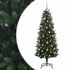 vidaXL Sztuczna choinka z bombkami 120 cm 150 LED Ciepła biel PE i PVC
