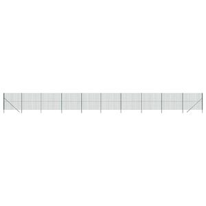 vidaXL Ogrodzenie ze zgrzewanej siatki, zielone, 1,4x25 m