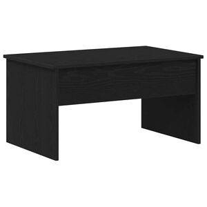 vidaXL Stolik kawowy Czarny Dąb 80 x 50,5 x 41,5 cm