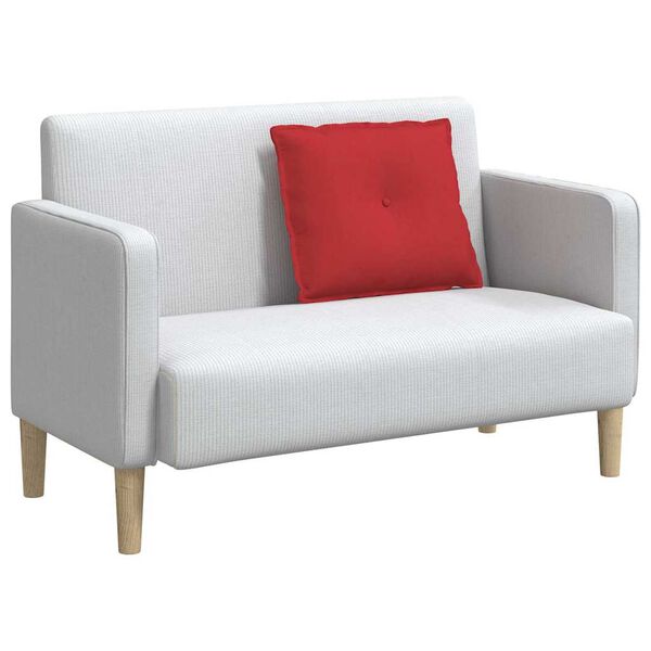 vidaXL Poduszka na plecy Czerwony 60 x 19 x 50 cm tkanina