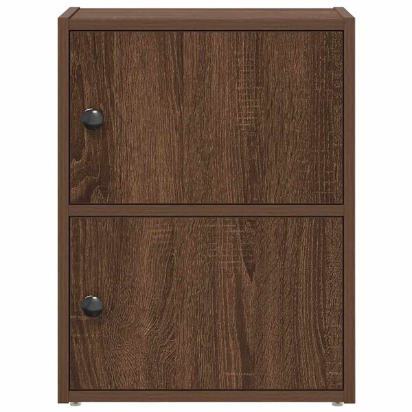 vidaXL Regał na książki, brązowy dąb, 40x24x52 cm