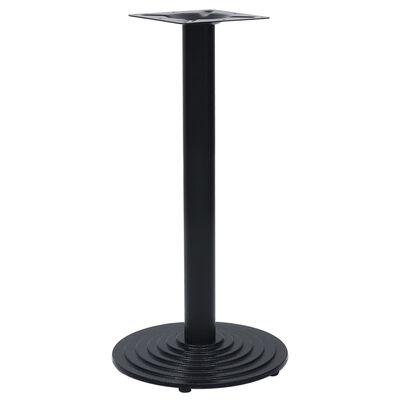 vidaXL Noga do stolika bistro, czarna, 43x107 cm, żeliwo