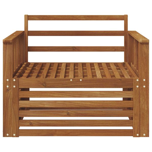 vidaXL 2 Sztuka Sofa z podłokietnikami Lite Drewno Akacji Naturalny