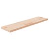 vidaXL P&oacute;łka, 80x20x2,5 cm, surowe lite drewno dębowe