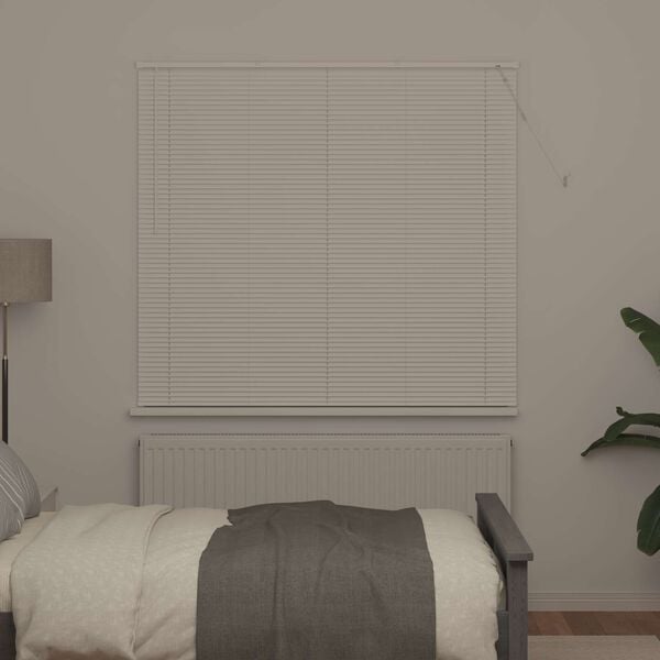 vidaXL Żaluzja wenecka Z regulacją Biały 150 x 150 cm PVC