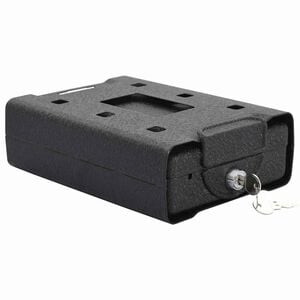 vidaXL Sejf samochodowy Z blokadą Czarny 22 x 16 x 7 cm Stal