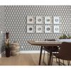 DUTCH WALLCOVERINGS Tapeta Geometric, biało-czarna