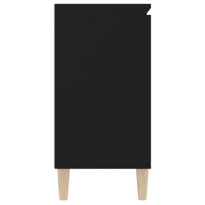 vidaXL Szafka, czarna, 103,5x35x70 cm, płyta wiórowa
