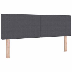 vidaXL Zagł&oacute;wek Ciemnoszary 160 cm Tkanina sztruksowa