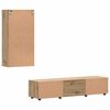 vidaXL Zestaw szafek RTV z szufladą z p&oacute;łką FLORIN Dąb rzemieślniczy