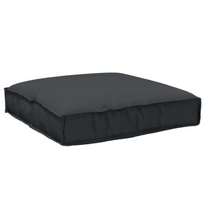 vidaXL Poduszka Materiał Oxford Czarny 80 x 80 x 12 cm